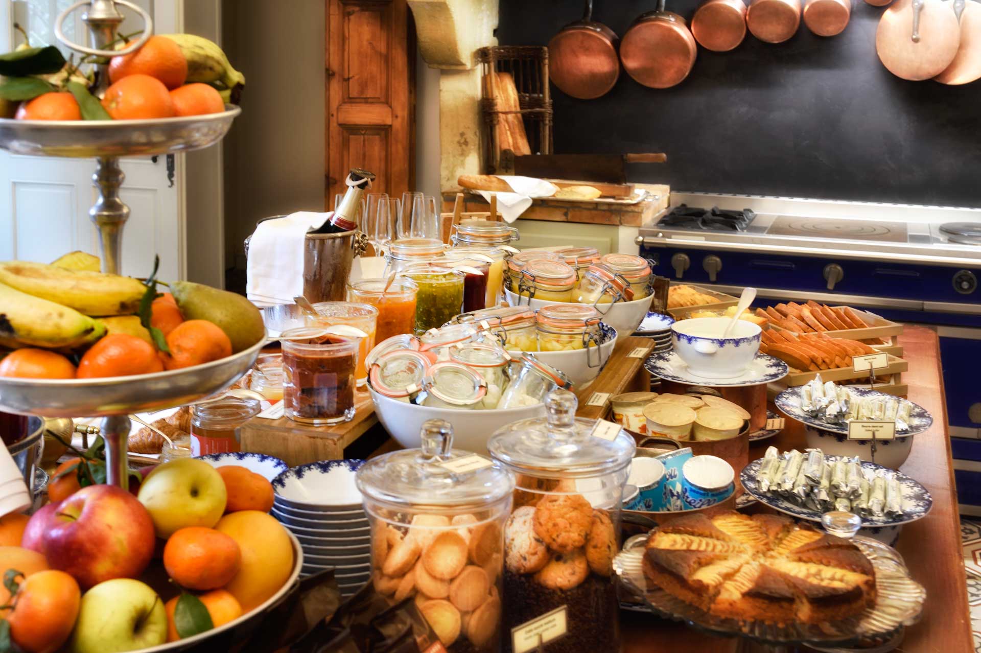 Le petit déjeuner du Clair de la Plume