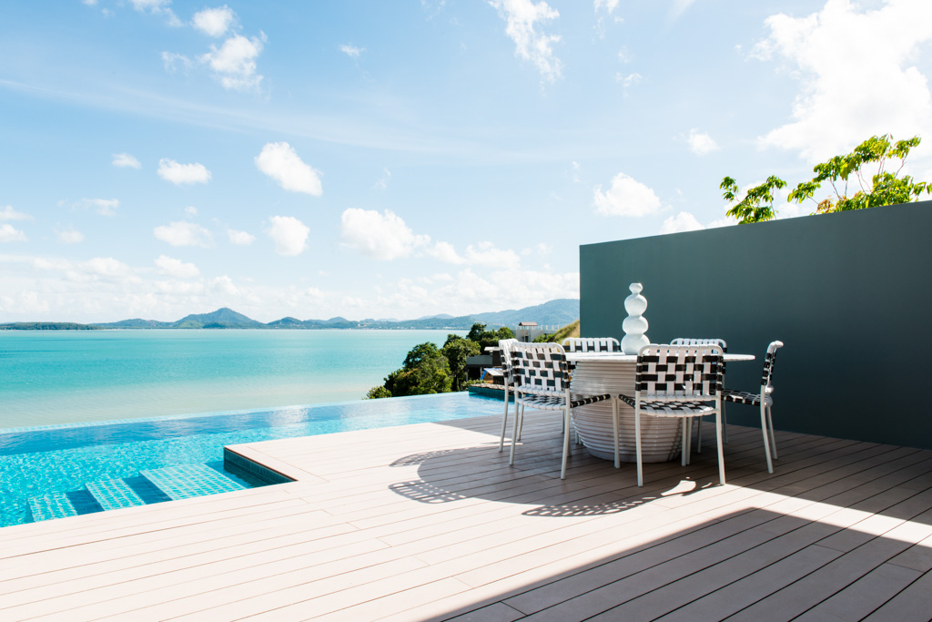 Villas Point Yamu by COMO à Phuket - Terrasse avec vue