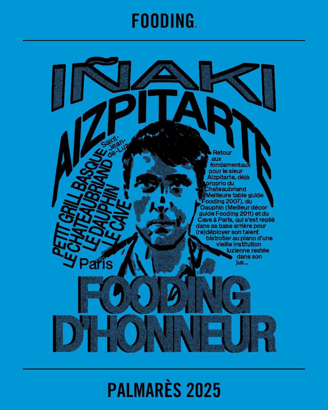 Fooding d’honneur à Iñaki Aizpitarte