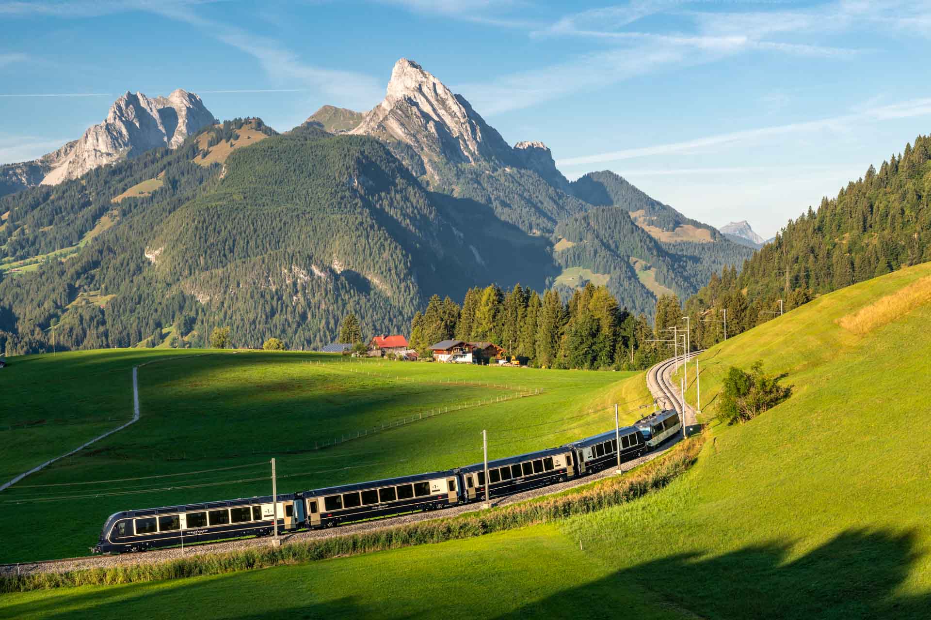 GoldenPass Express : train panoramique entre Montreux et Interlaken