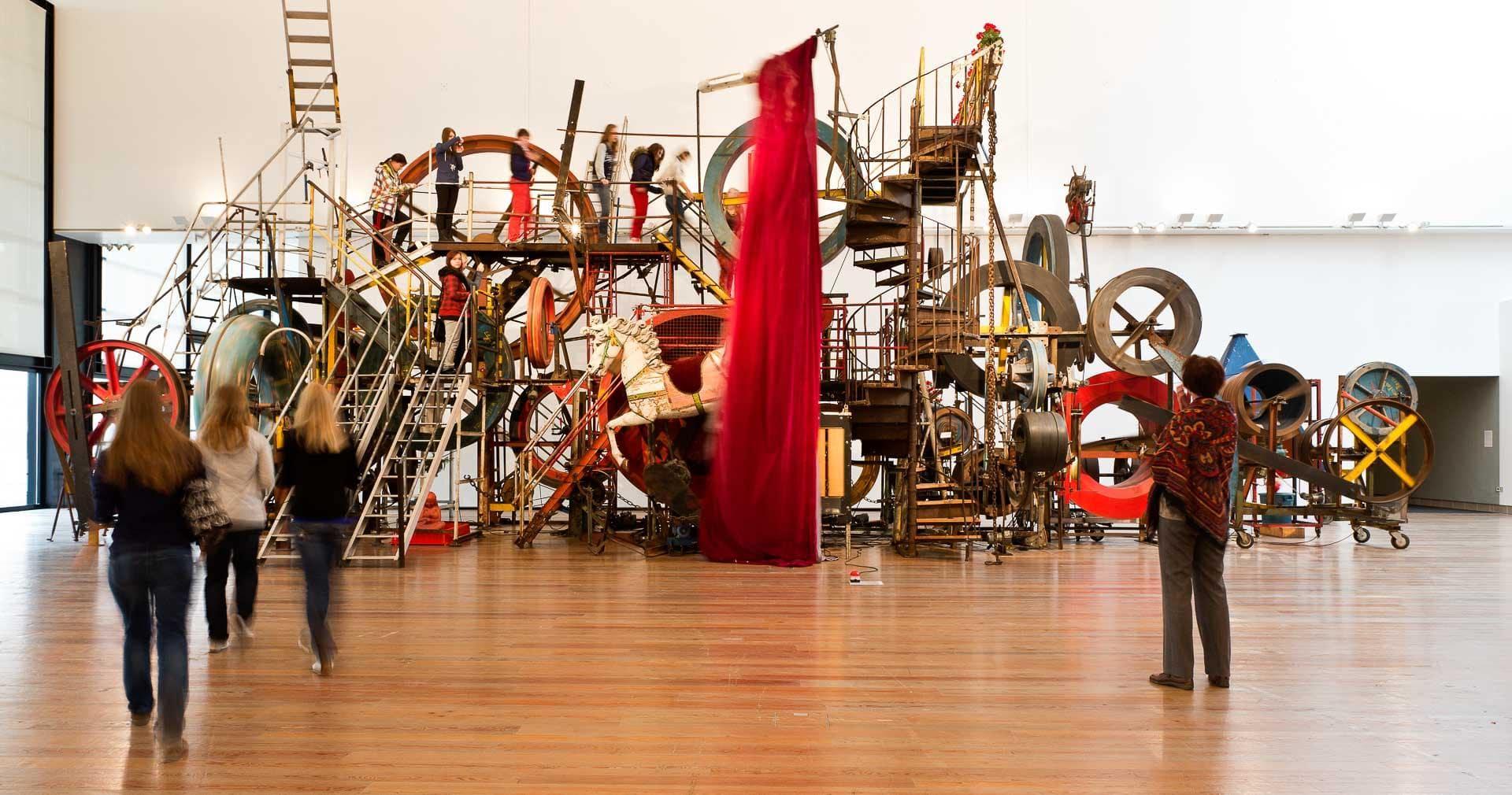 Les installations mouvantes au Musée Tinguely. © Museum Tinguely.