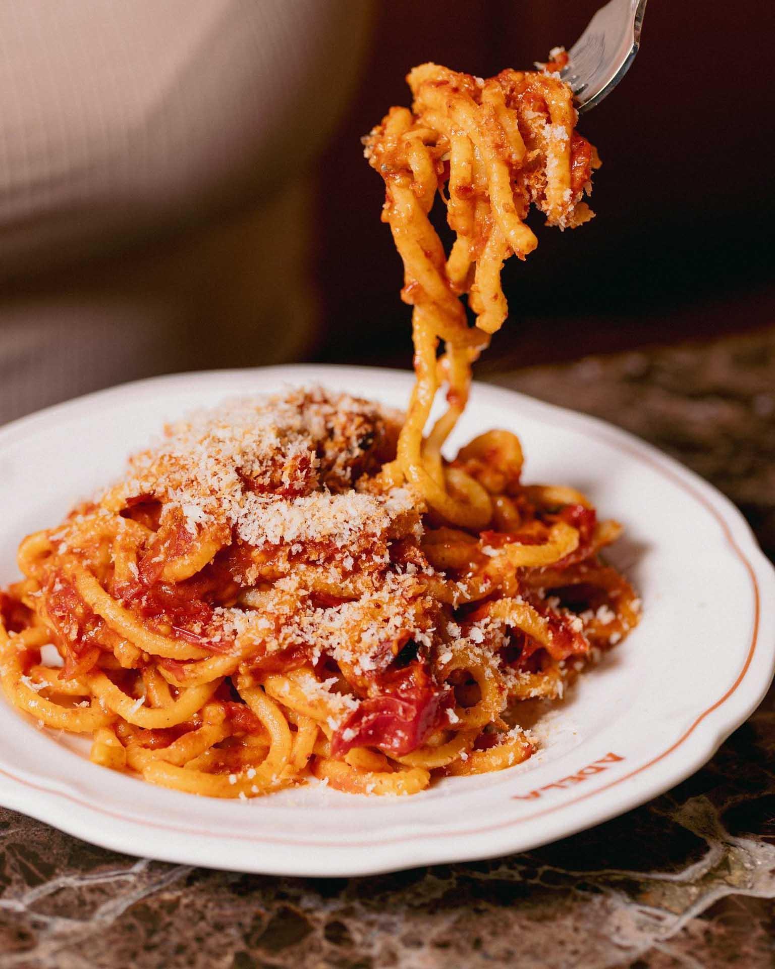 Les pâtes du restaurant italien Adela