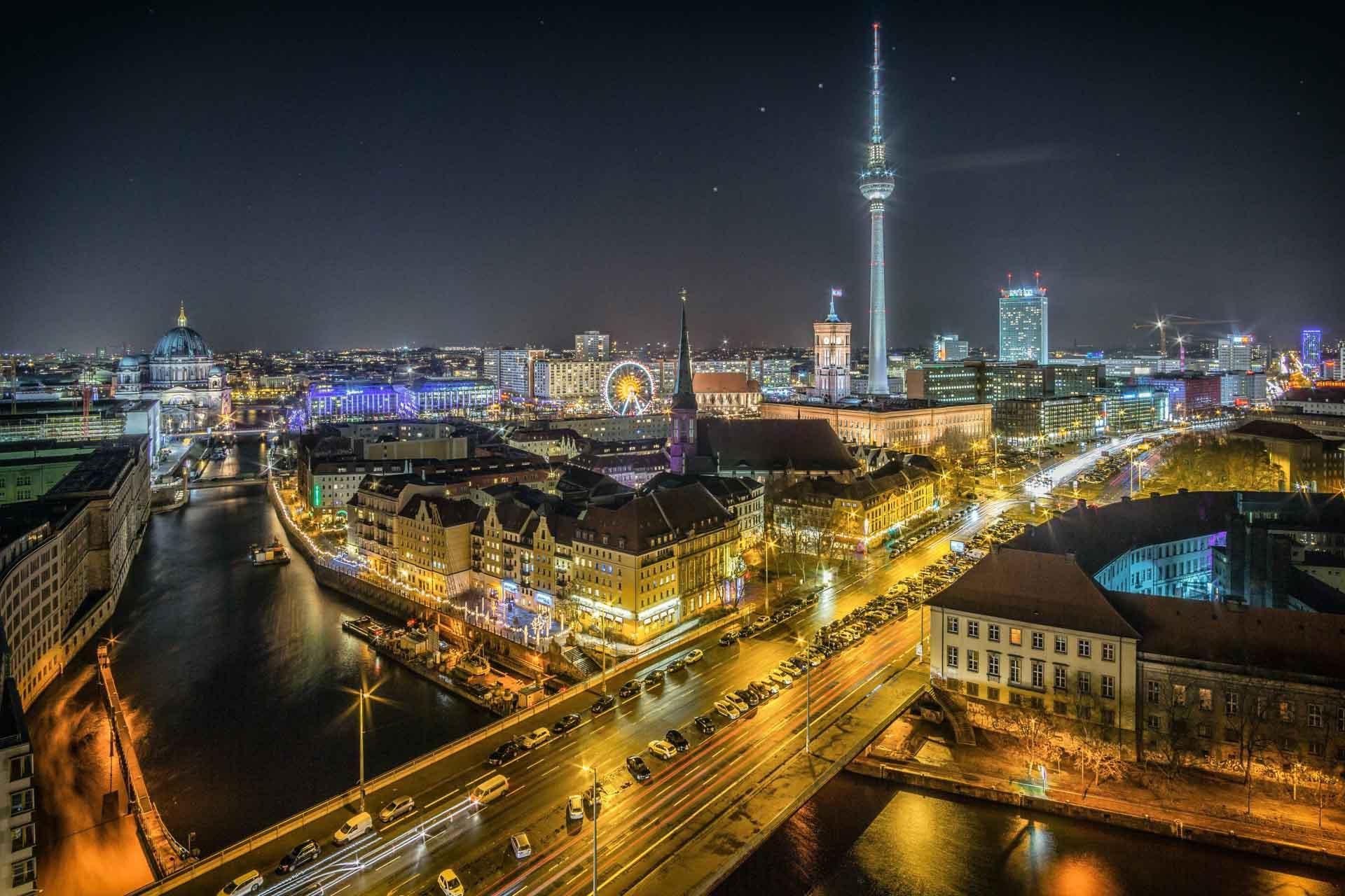 Berlin de nuit © Stephan Widua