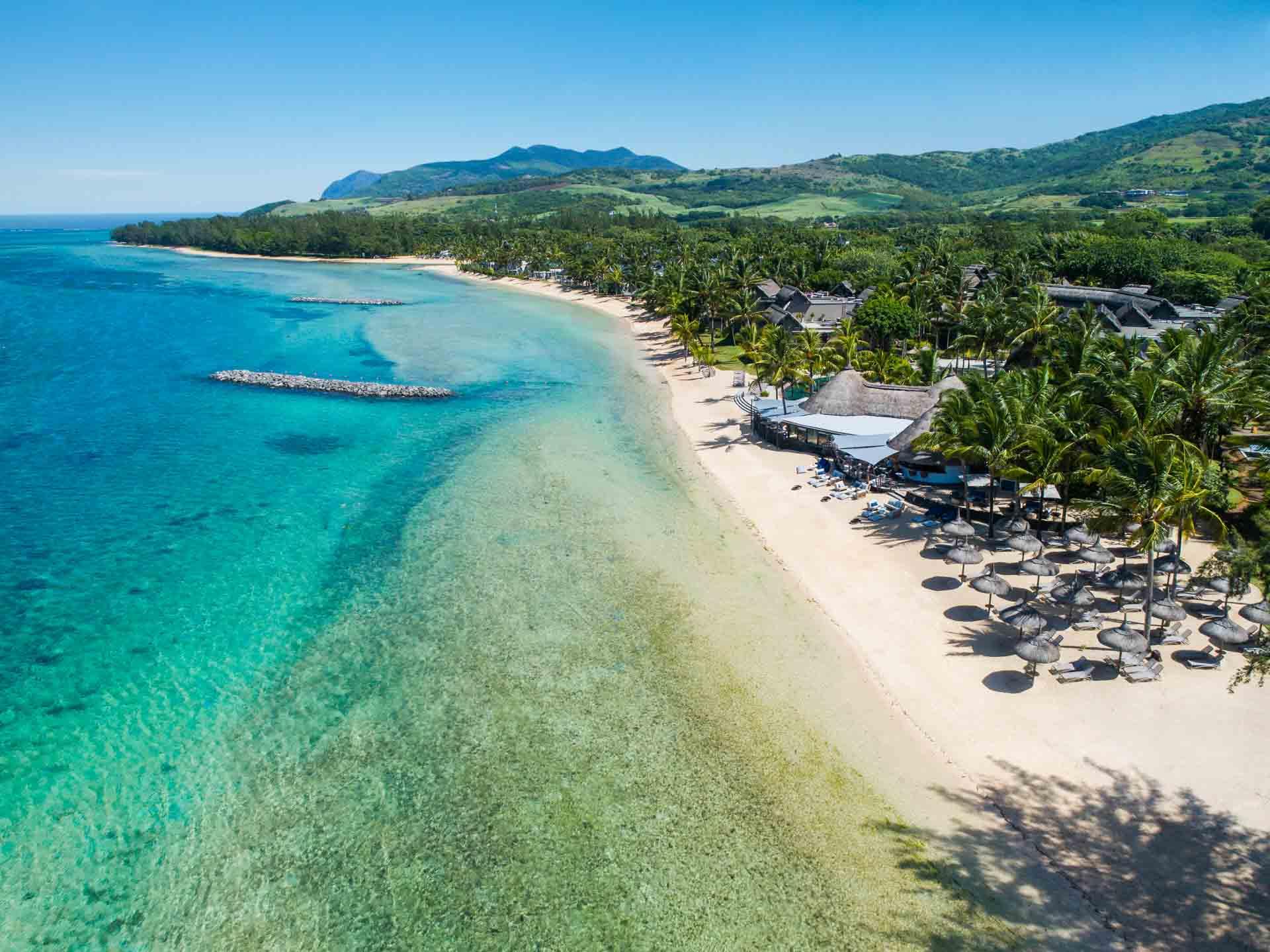 Hôtel avec plage sur l’île Maurice © Heritage Le Telfair 