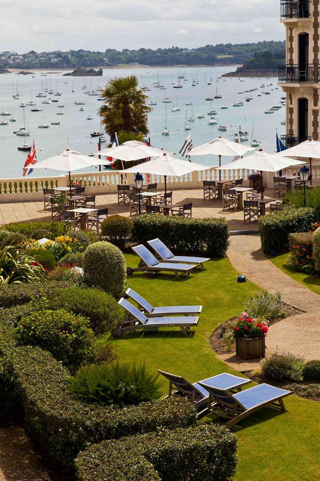 Parmi les plus beaux hôtels spas de Bretagne, Le Grand Hôtel de Dinard