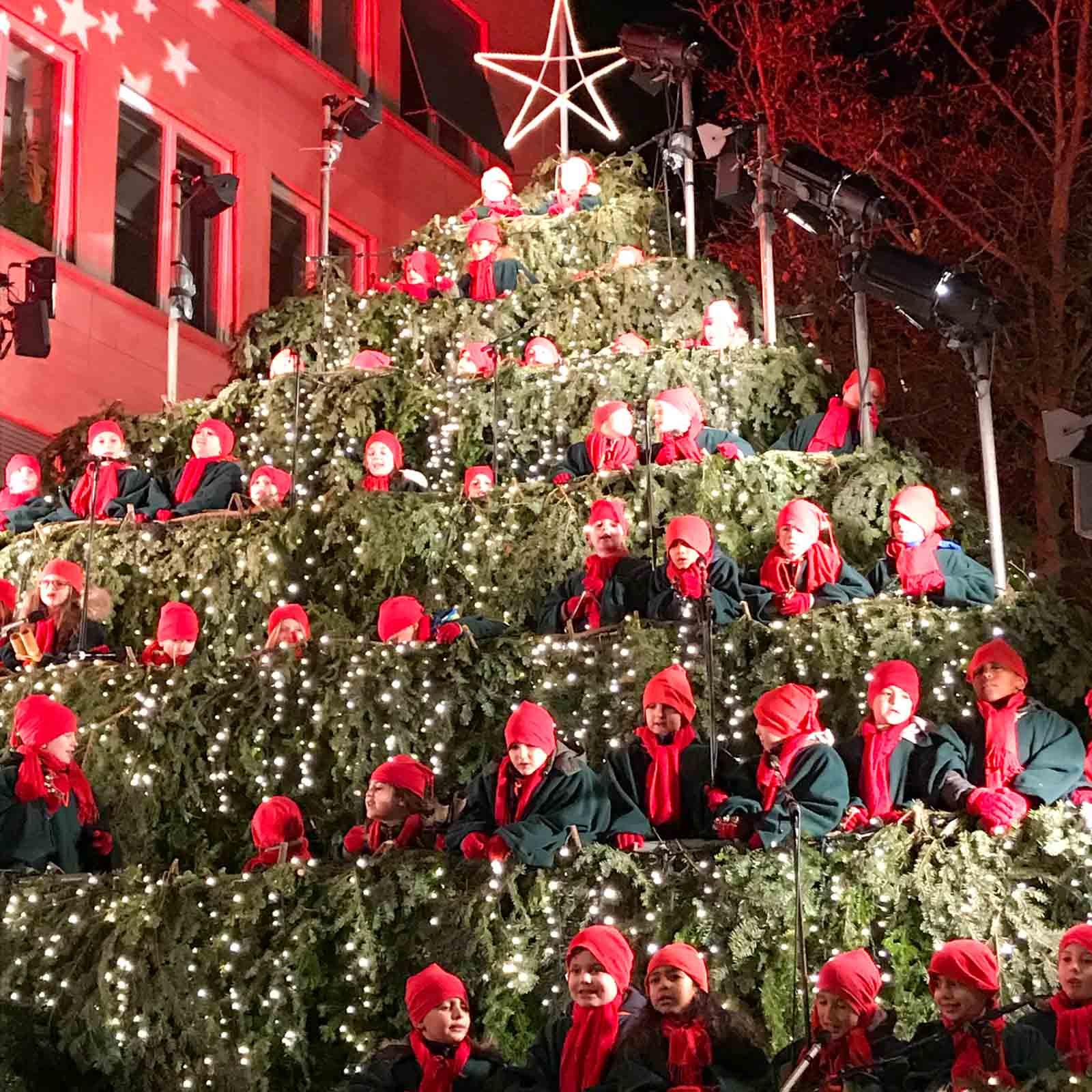 Le Singing Christmas Tree © Mireille Gignoux