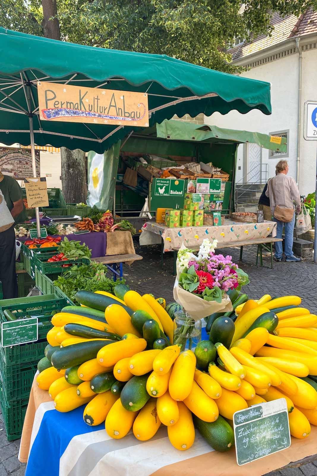 Le marché d’Uberlingen © Mireille Gignoux