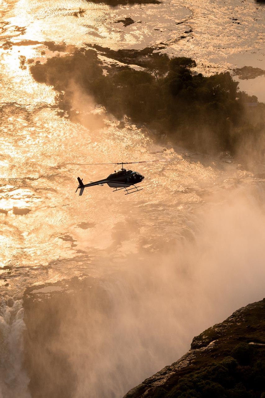 Le survol des Chutes Victoria © Livingstone adventure