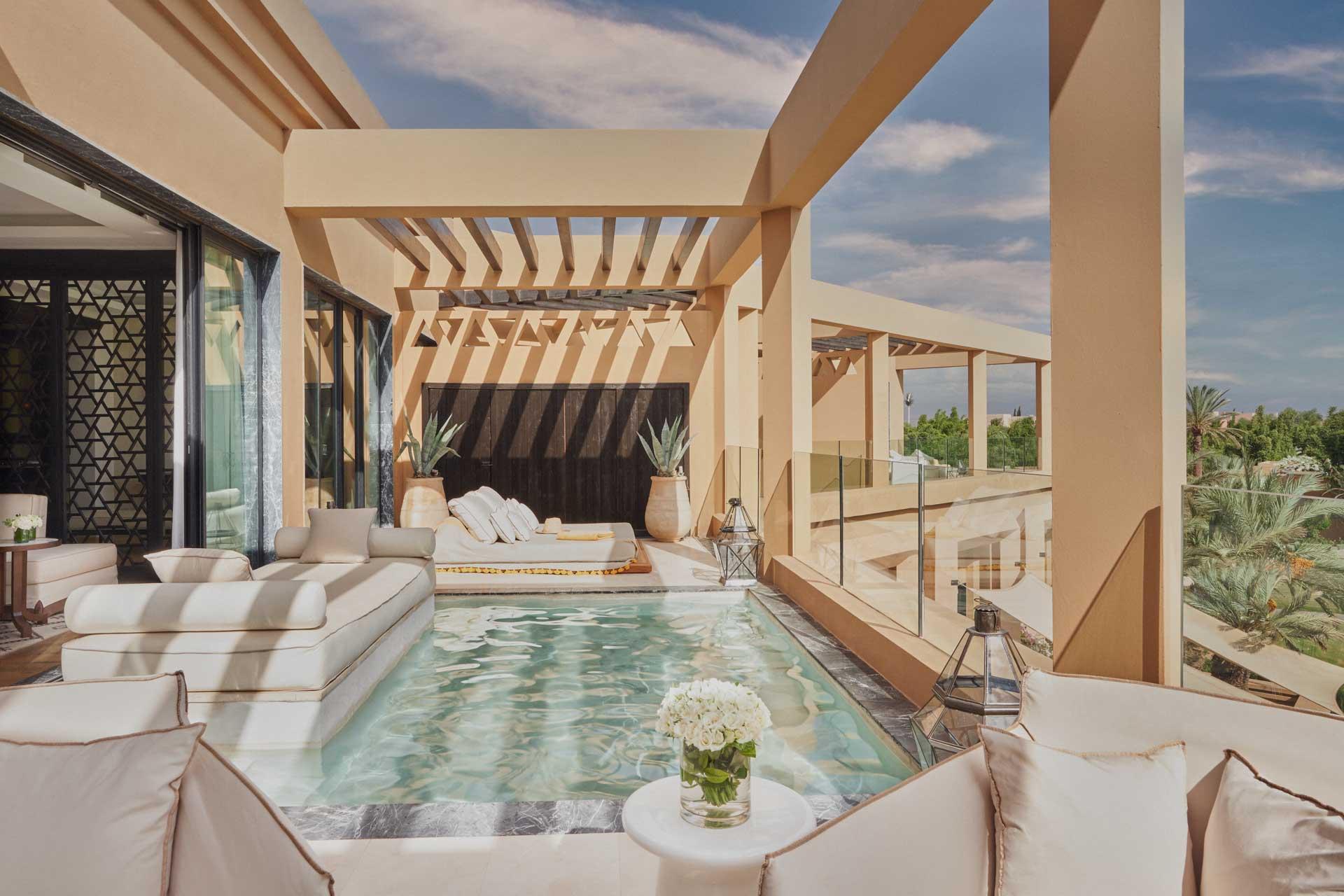 Mandarin Oriental Marrakech - Atlas Suite Terrace Pool © DR