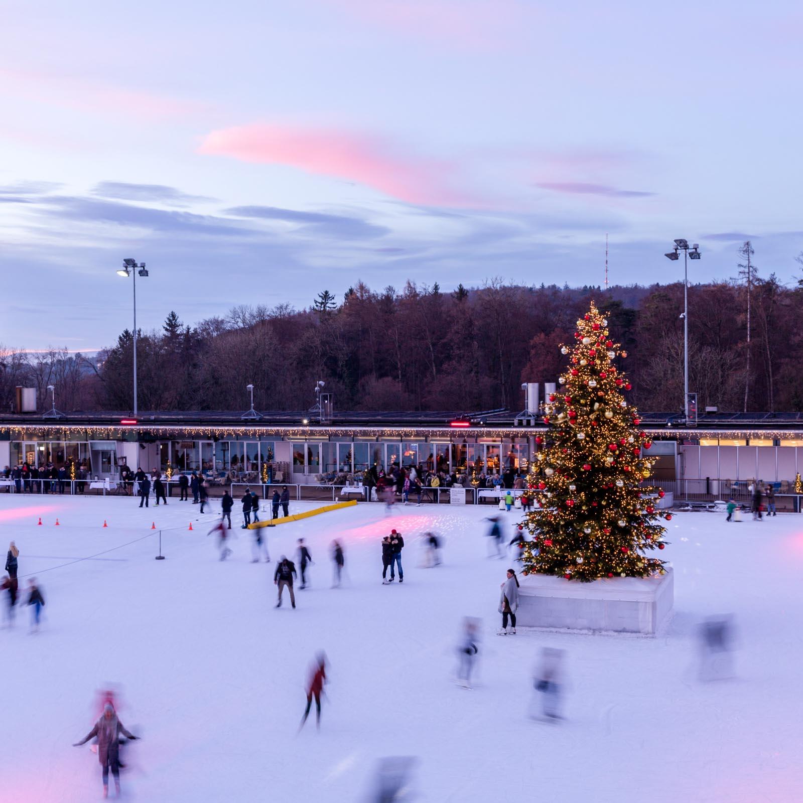 Patinoire en plein air de Dolder © Zurich Tourisme