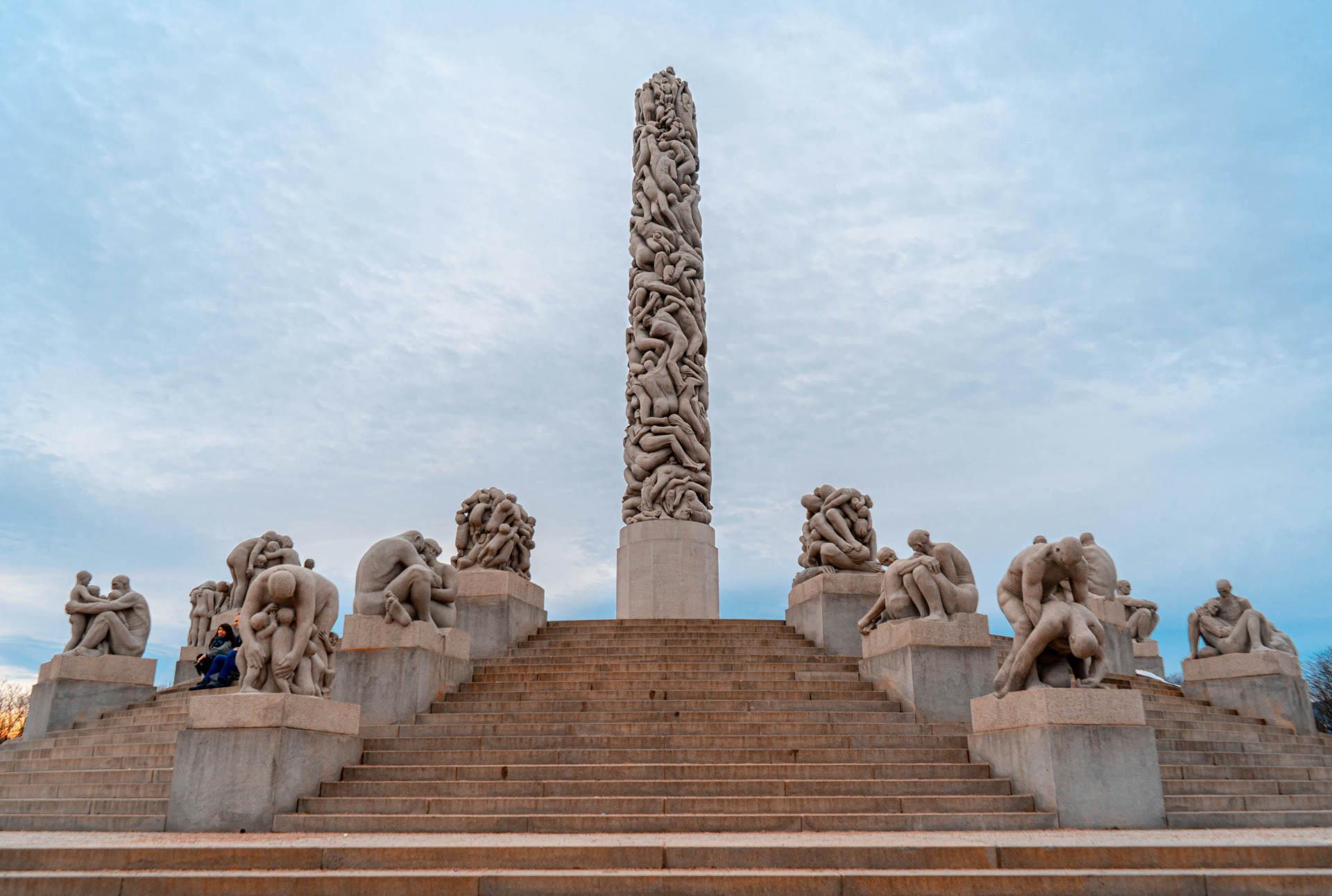 Musée Vigeland à visiter pour un itinéraire d’une semaine en Norvège