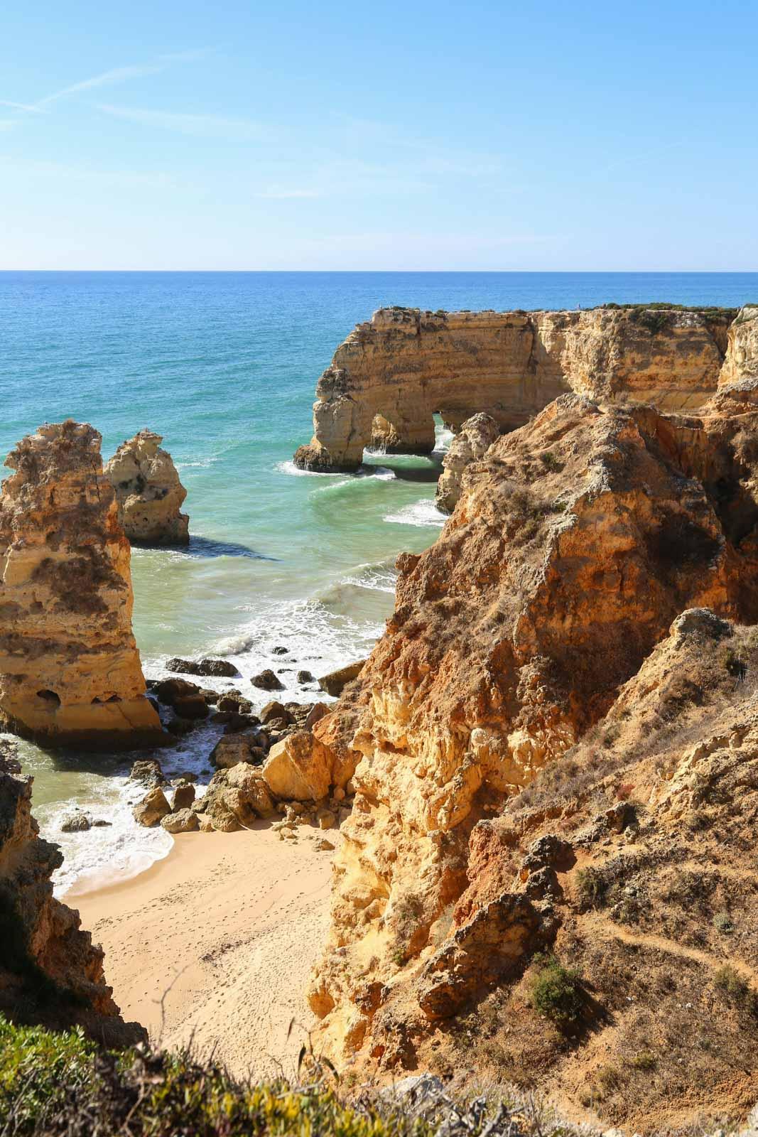 Un itinéraire en Algarve le long de l’océan