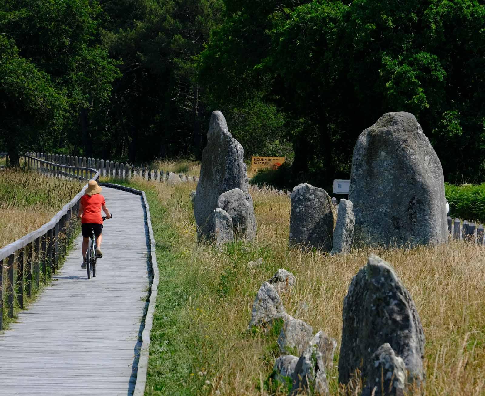 Les pierres de Carnac lors de 3 jours dans le Morbihan