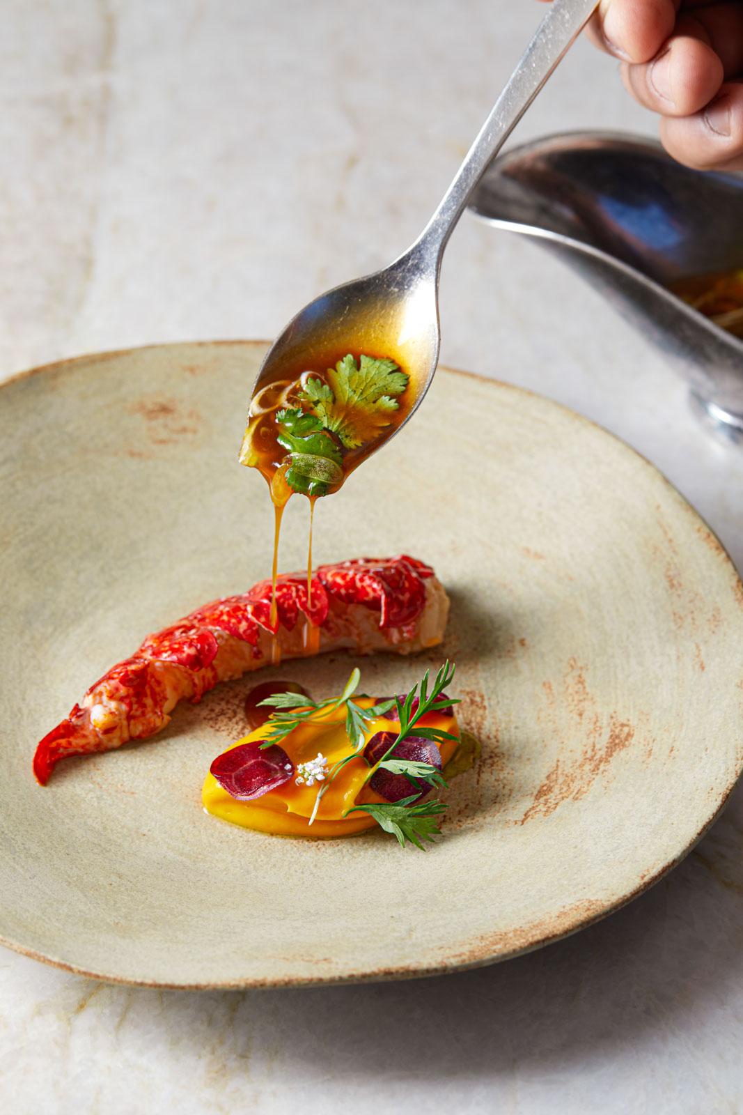 Le homard épices tandoori chez Marsan © Gülben Gürler