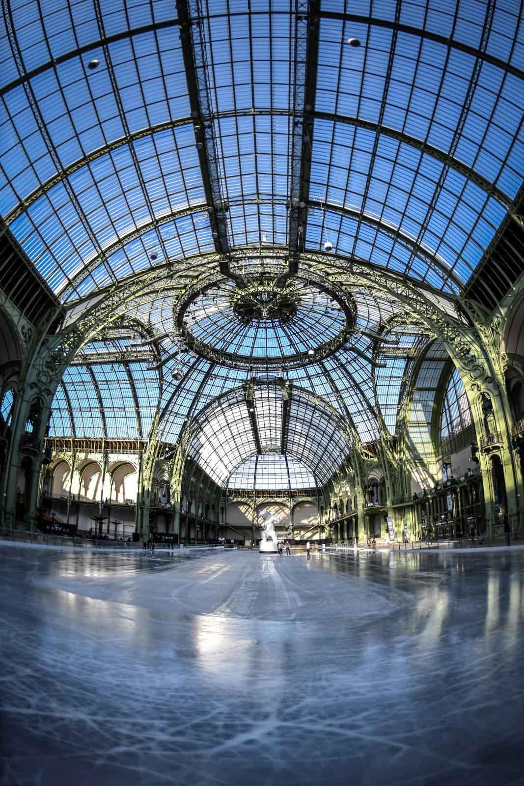 La patinoire du Grand Palais © Stéphane de Sakutin