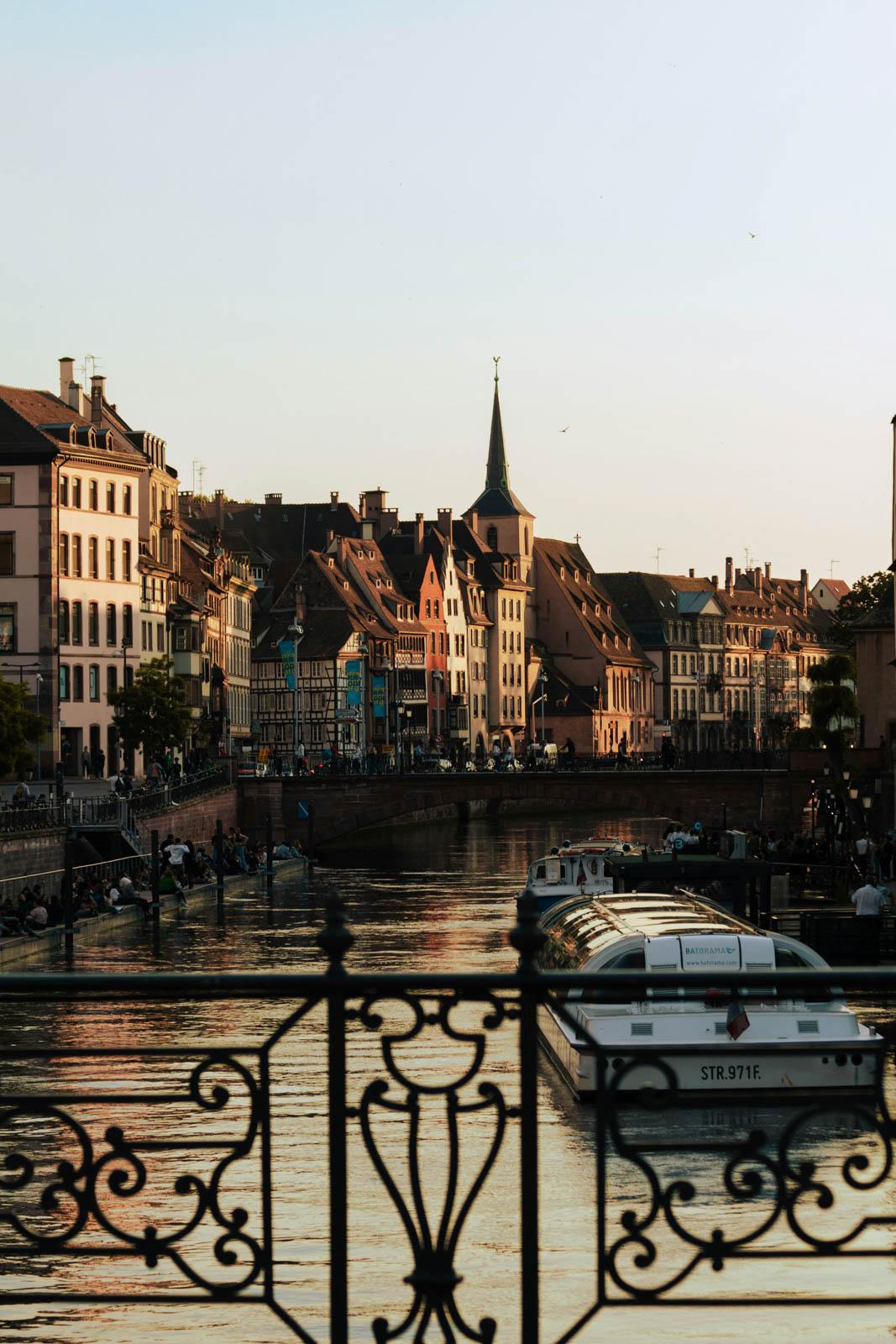 Une promenade après un séminaire dans les rues de Strasbourg