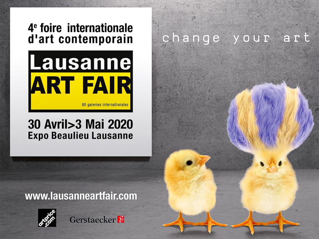 Lausanne Art Fair 2020 – Affiche © DR