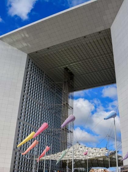 La City restaurant sur le toit de la Grande Arche de la D fense