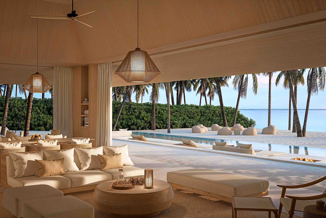 Aman Maldives, un « Beach Pavilion » de deux chambres