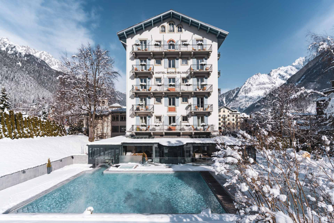 Parmi les plus beaux hôtels spa de Chamonix, l’Hôtel Mont-Blanc