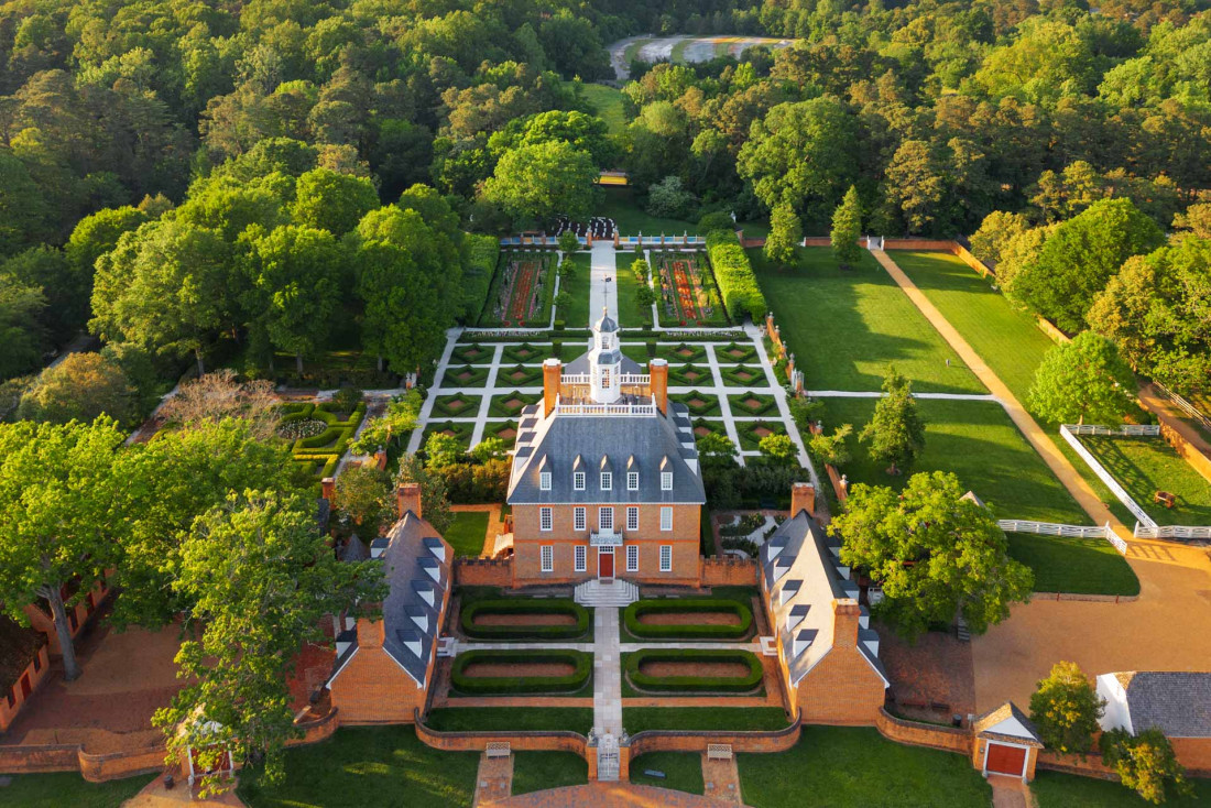 Parmi les bonnes adresses de Williamsburg, le Governor's Palace © Sean Pavone