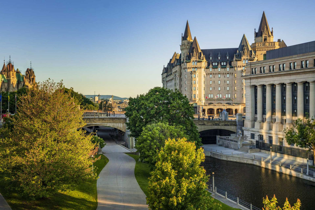 Parmi les meilleurs hôtels d(Ottawa, le Fairmont Château Laurier