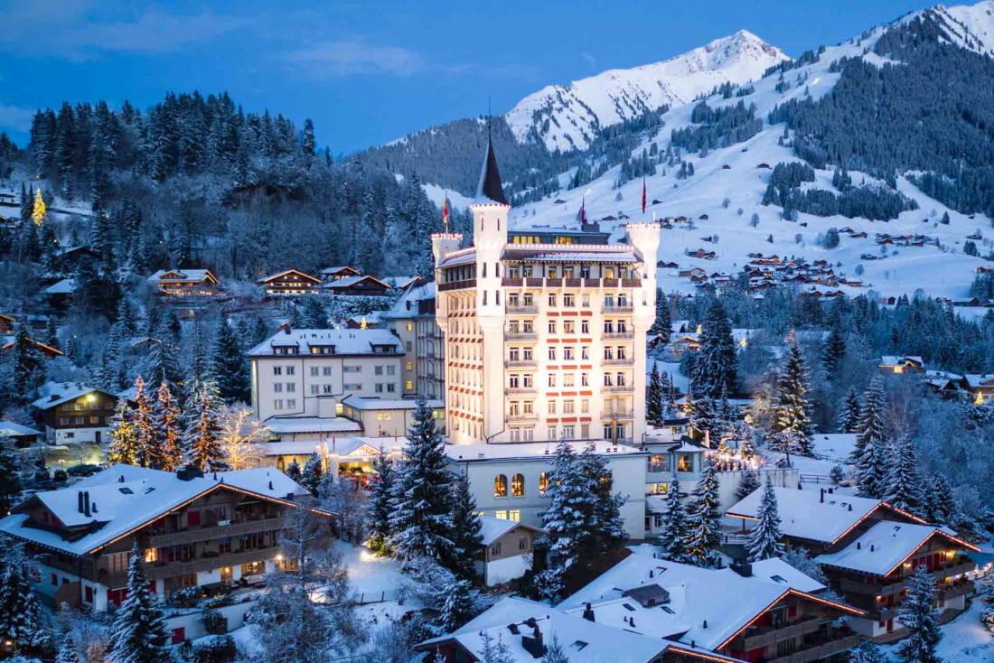 Le Gstaad Palace, un hôtel de Suisse où séjourner en hiver