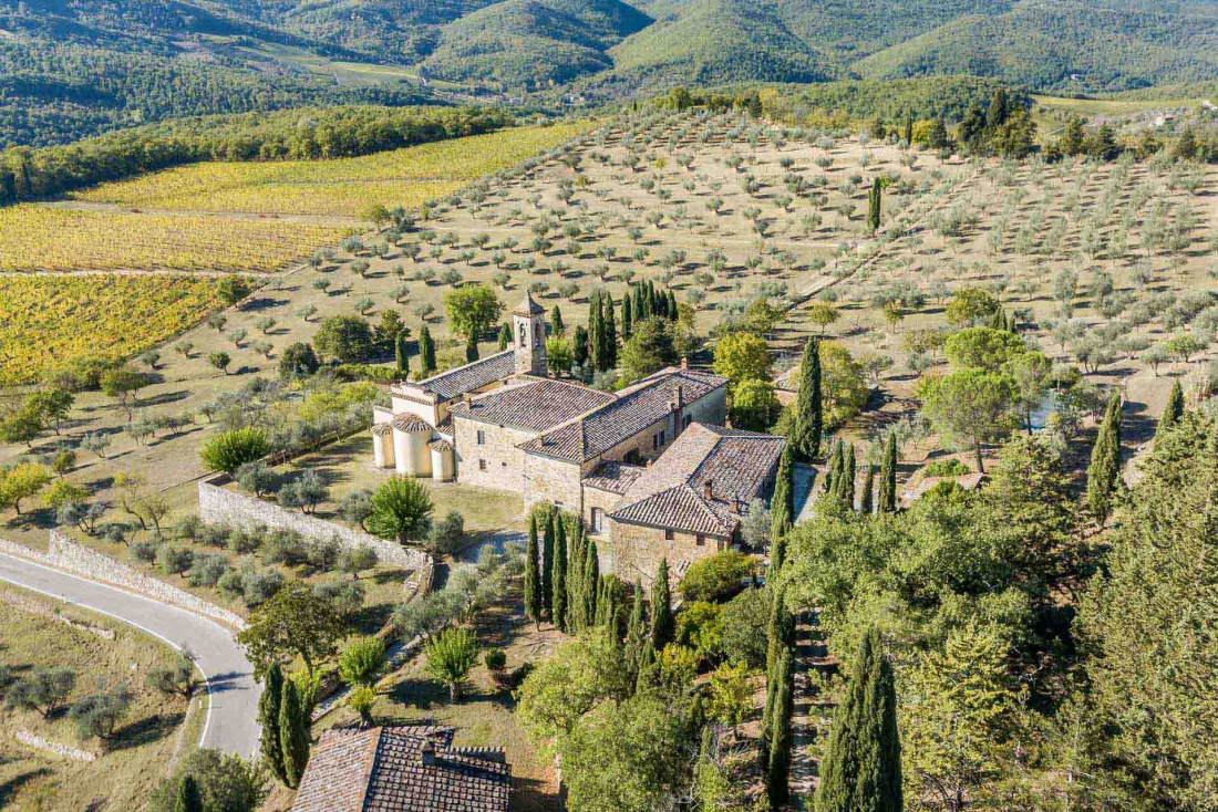 Parmi les plus beaux hôtels du Chianti, Pieve Aldina