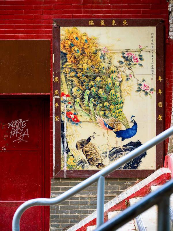 Hong Kong | Street art dans Tai Ping Shan St, dans le quartier de Sheung Wan © Alice Mourou