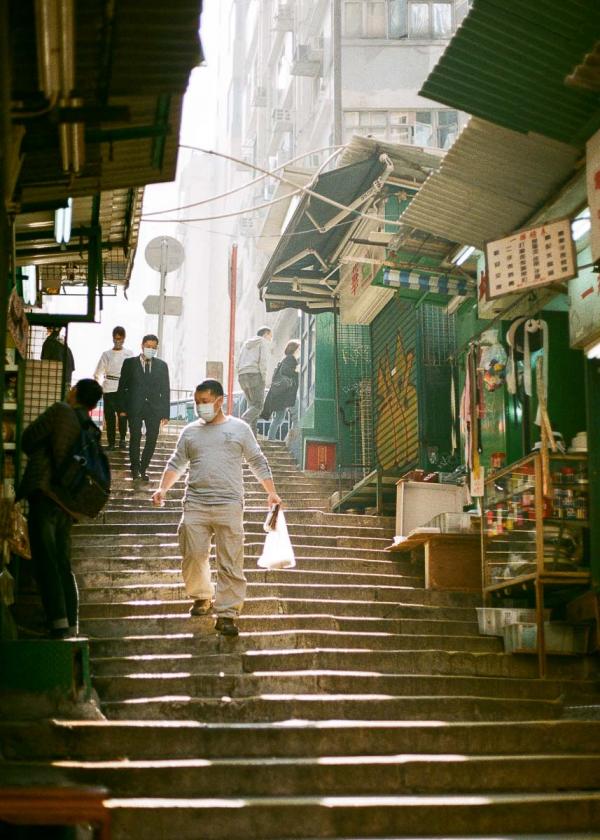 Hong Kong | Escalier dans Old Town Central © Chapman Chow