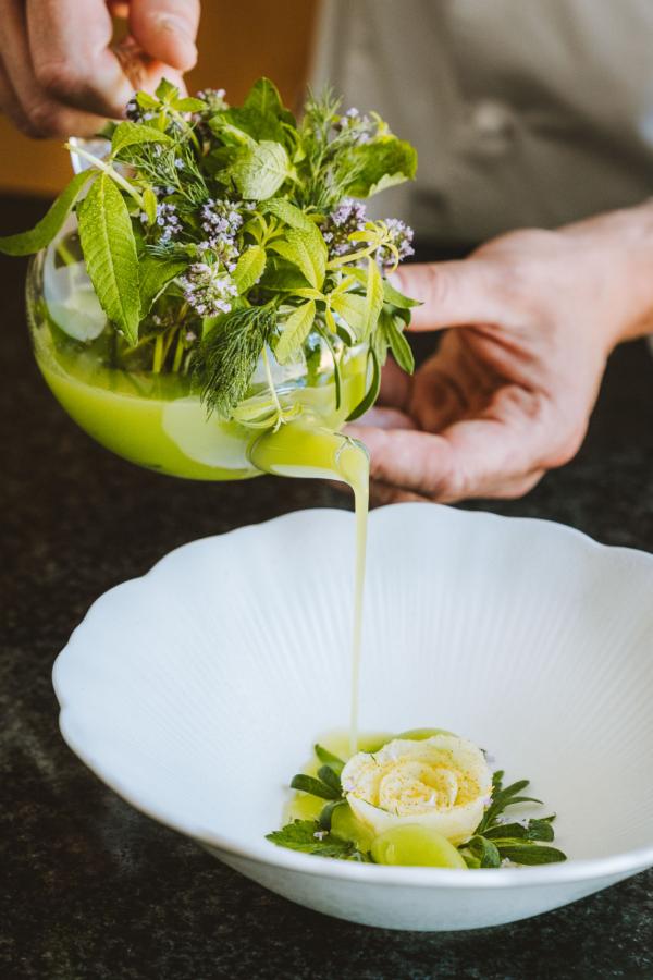 La Fleur de navet marinée au vinaigre de Reims 