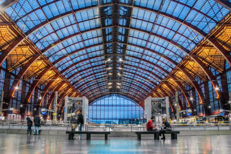 La gare d'Anvers © Stijn Hosdez