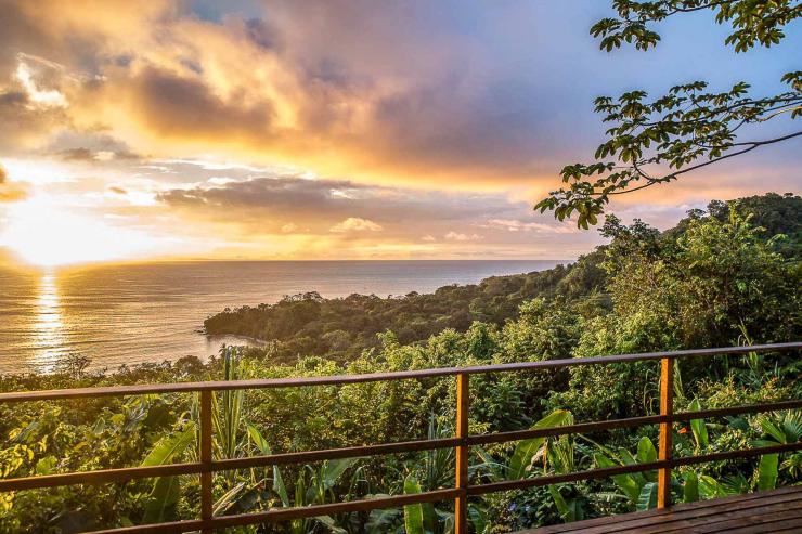 Costa Rica : vue du Lapa Rios Lodge, l'un des écolodges pionniers dans le pays © DR