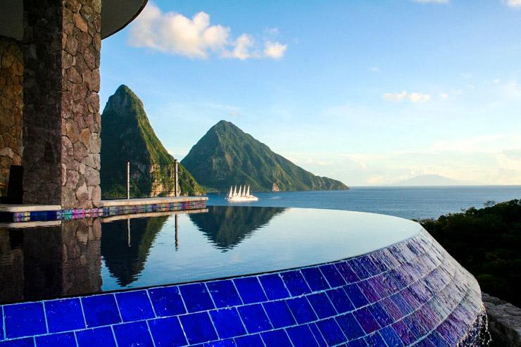 Les plus beaux spas du monde - Jade Mountain Hotel Sainte-Lucie